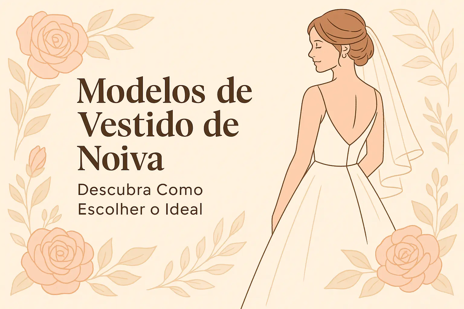 Modelos de Vestido de Noiva: Descubra Como Escolher o Ideal Escolher o vestido de noiva vai muito além de decidir o que vestir; é materializar um sonho, eternizar um instante especial e expressar, em cada detalhe, a sua essência. Diante de tantas opções de estilos, modelagens e tecidos, é absolutamente normal surgir a dúvida sobre qual caminho seguir. Mas respira, noiva! Estamos aqui para te guiar nessa escolha com leveza e clareza. Primeiro passo: conheça os principais modelos de silhueta Antes de escolher aquele modelo que chamou sua atenção nas inspirações, é importante conhecer os principais tipos de corte e como cada um valoriza diferentes silhuetas. 1. Vestido em A (ou evasê) Clássico e democrático, esse modelo tem a cintura marcada e vai abrindo suavemente até a barra, formando a letra “A”. Valoriza praticamente todos os biotipos e é perfeito para noivas que querem elegância com conforto. 2. Sereia Justo até o joelho ou um pouco abaixo, esse modelo abraça as curvas e depois se abre com dramaticidade. Perfeito para noivas que buscam destacar as curvas com elegância e adicionar um toque de sensualidade ao visual. 3. Princesa (ou bolo) Com saia volumosa e cintura bem definida, remete aos contos de fadas. É ótimo para criar um efeito imponente na entrada da cerimônia e costuma agradar quem sonha com um visual mais tradicional. 4. Reto (ou coluna) De corte simples e caimento linear, esse modelo alonga a silhueta e tem um charme minimalista. Combina muito bem com casamentos modernos ou no estilo civil. 5. Império A cintura alta, logo abaixo do busto, cria um efeito delicado e romântico. Esse corte é ótimo para noivas grávidas ou para quem busca conforto com sofisticação. Segundo passo: considere seu estilo pessoal Você não precisa se moldar à ideia da noiva ideal”. O vestido perfeito é aquele que reflete quem você realmente é. Pergunte-se: Você é mais clássica ou moderna? Prefere algo clean ou detalhado com renda e bordados? Se imagina com mangas longas, alças finas ou tomara que caia? O segredo está em alinhar o modelo ao seu estilo de vida e personalidade. Terceiro passo: o casamento também influencia O local, o horário e o clima da cerimônia impactam diretamente na escolha do vestido. Casamentos diurnos ou ao ar livre combinam com modelos leves, fluídos e tecidos como chiffon, organza ou crepe. Cerimônias noturnas ou formais pedem vestidos mais estruturados, com brilho, caudas ou mangas mais marcantes. Mini weddings e casamentos no civil abrem espaço para vestidos mais curtos, modernos ou até mesmo coloridos. Tecidos e acabamentos fazem diferença O mesmo modelo pode parecer totalmente diferente dependendo do tecido. Rendas trazem romantismo, cetim dá um ar sofisticado, tule adiciona leveza e mikado cria uma estrutura elegante. Detalhes como aplicações, bordados e transparências também moldam o visual final. Dica de ouro: escute seu corpo e sua intuição Você pode ter salvo dezenas de referências, mas o seu corpo e seu espelho vão te mostrar quando o vestido certo aparecer. Às vezes o modelo ideal nem era o que você imaginava. Por isso, esteja aberta à experiência e respeite como você se sente em cada prova. Noiva, o ideal é o que te faz feliz Mais do que seguir tendências ou agradar expectativas externas, o melhor vestido é aquele que te faz sorrir de dentro para fora. Que veste não só o corpo, mas a alma. Se você está em busca de acolhimento e inspiração para esse momento mágico, continue com a gente aqui no Inspira Noivas. Juntas, vamos fazer desse sonho uma realidade memorável.